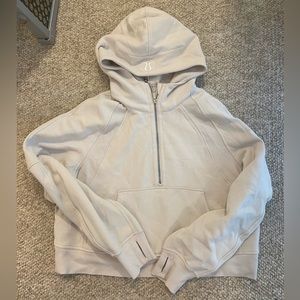 Lululemon oversized half zip scuba hoody